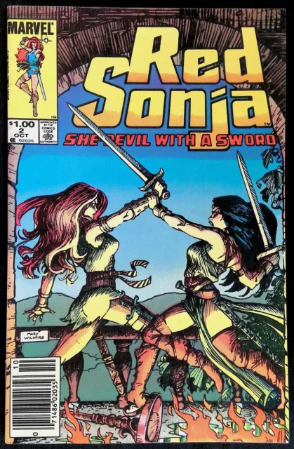Red Sonja Vol. 3 #2 ~ Newsstand ~ Fn 1983 Marvel Comics ~ Mary Wilshire Cover