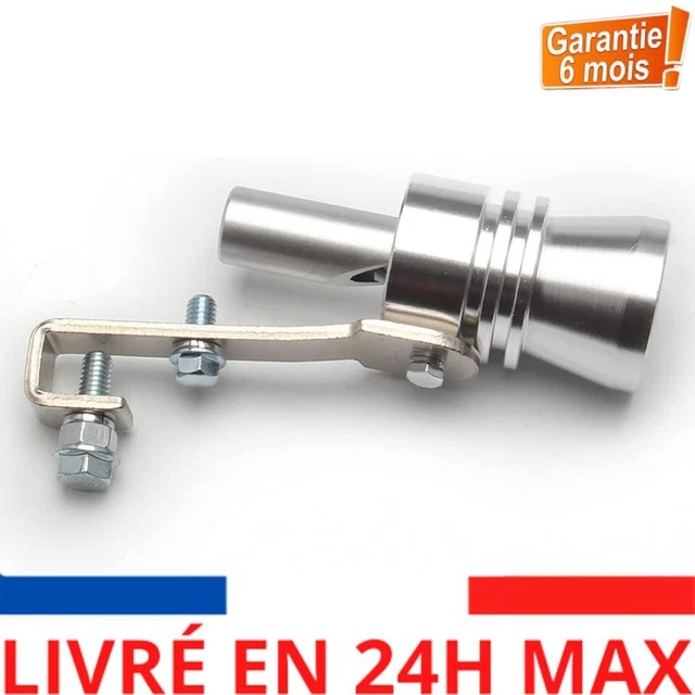 Taoxin D'échappement Sifflet,Turbo Simulateur,Silencieux Universel 56-85m Voitur