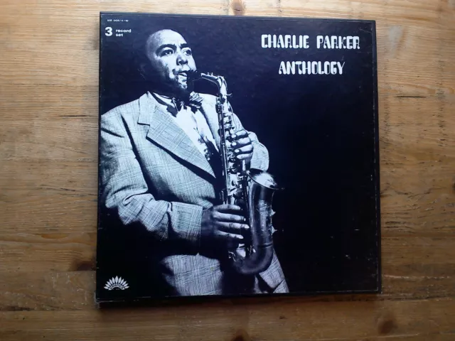 Charlie Parker Anthologie Box Set EX 3 x Vinyl LP Schallplatte Album AM-008-009-0010