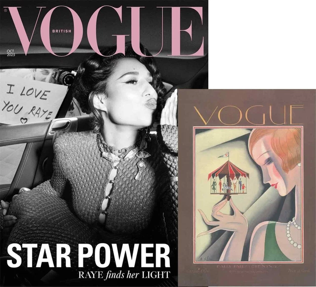 BRITISH VOGUE UK Magazine October 2025 - RAYE COVER FEATURE