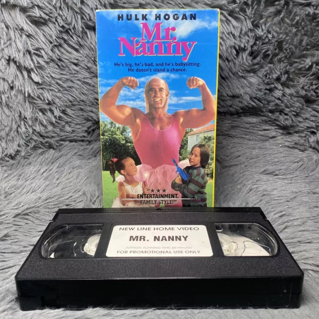 MR. NANNY VHS 1993 Hulk Hogan Promotional Promo Screener Copy Rare ...