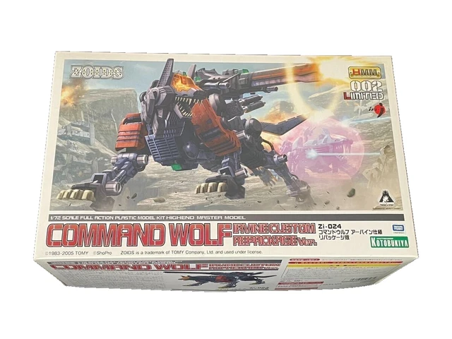 ZOIDS COMMAND WOLF Irvine Custom 1/72 Plastic Model Kit Tomy Kotobukiya ...