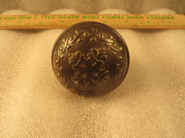 One Single Antique Vintage Eastlake Victorian Ornate Door Knob Reclaimed Salvage
