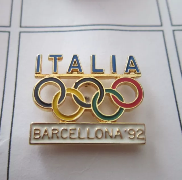 1992 BARCELONA Olympics ITALIA ITALY NOC original Bertoni pouch pin badge