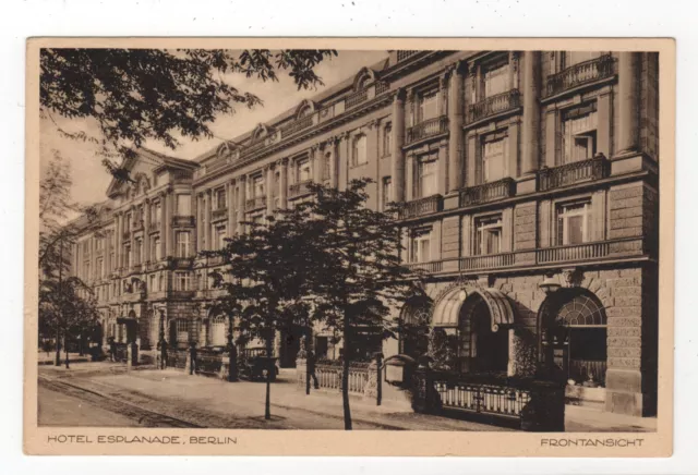 BERLIN - HOTEL ESPLANADE - Frontansicht - Bellevuestr. 16-18a - gelaufen 1932