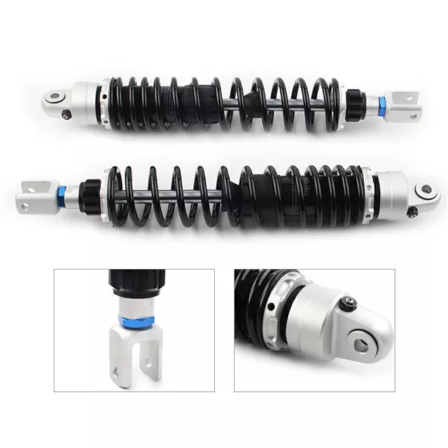 15.7" 400mm Motorcycle ATV Air Shock Absorber Damper For Honda Suzuki Yamaha