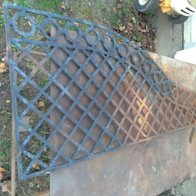 Antique Cast Iron Horse Stable Wall Divider (Equestrian Barn)