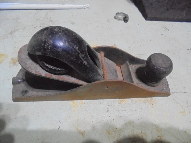 Vintage Stanley No. 110 Wood Block Plane Small Carpentry Tool Made In USA