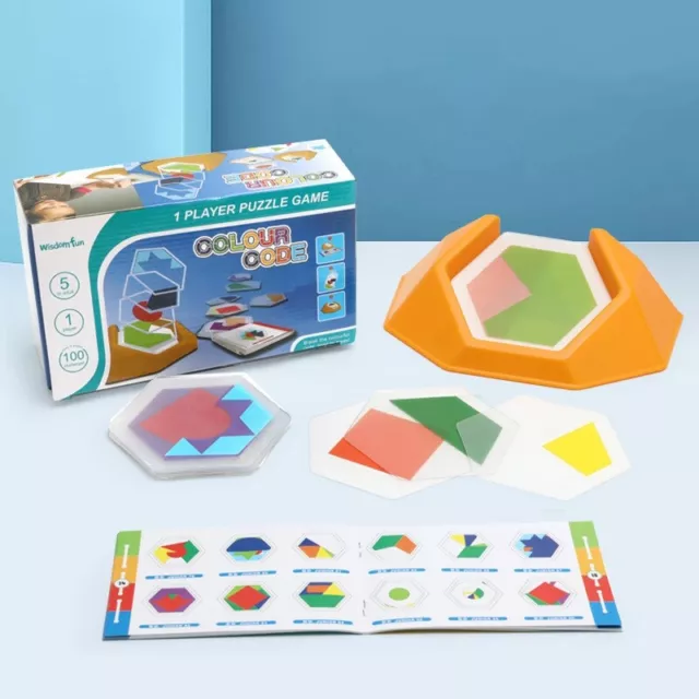 Giochi nel Codice Colore Prescolare Puzzle Logici per Bambini Figura Cogniz3940