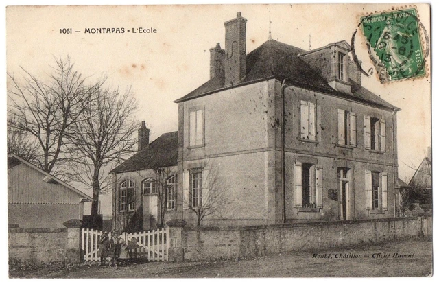 CPA 58 - MONTAPAS (Nièvre) - 1061. L'Ecole