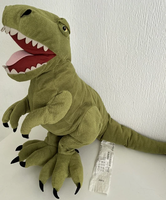 IKEA PLUSH JATTELIK T Rex Green Dinosaur Stuffed Animal Toy 26” inches £9.99 PicClick UK