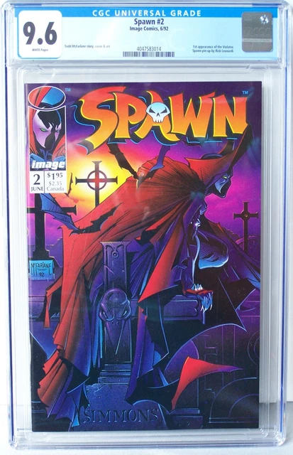 Spawn #2 Image Comics 1992   Key 1st appearance Violator   CGC 9.6 NM+