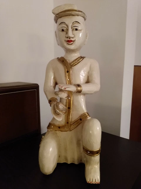 Hand Carved 19Th Century Burmese Statues?
