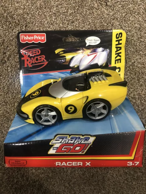 Fisher Price Shake N Go Speed Racer (Racer X) Rare
