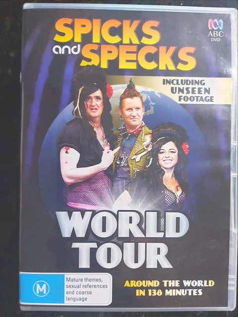 Spicks And Specks - World Tour ( Region 4 DVD ) FREE Next Day Post from NSW