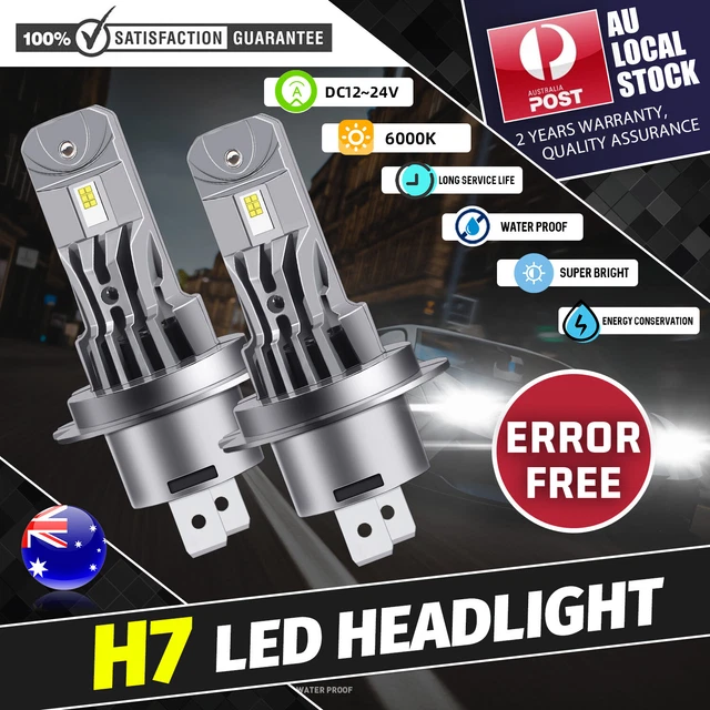 H7 LED HID Headlight Kit For Ford Falcon BA BF FG XR6 XR8 Bulbs Globes