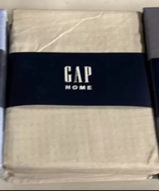 Gap Home Shower Curtain 72”x72” 100% Organic Cotton Tan