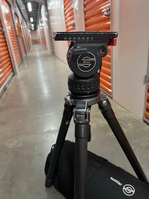 Sachtler DV 4 II SL FLUID HEAD WITH GITZO CARBON FIBER TR IPOD