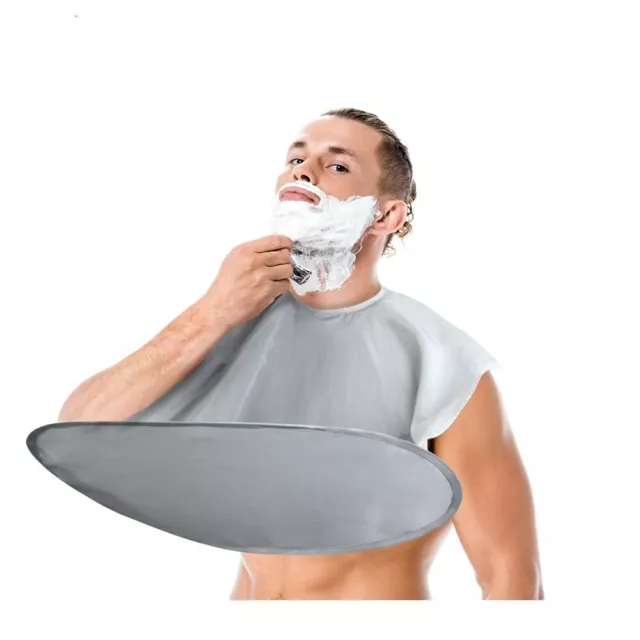 Beard Trimmer Catcher, Shaving Apron Bib Moustache Grooming pubic hair Catcher