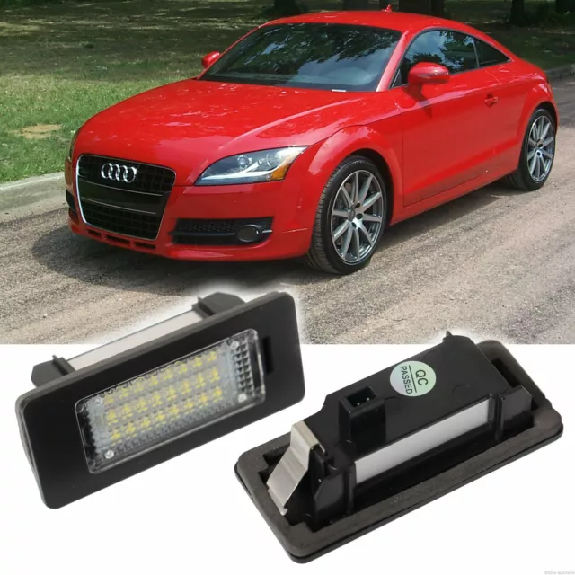 2x LED Kennzeichenleuchte AUDI TT 8J3 VFL bis 05.2011 2.0 Nummernschild