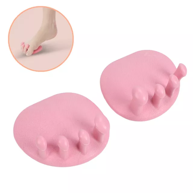 (Pink)2X Toe Separator Large Friction Force 30° Meniscus Soles Dot Grid IDS