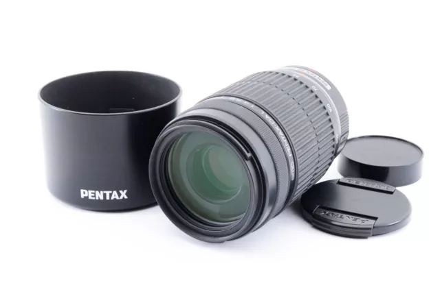 Smc PENTAX DA-L 55-300mm F/4-5.8 Ed Zoom Objetivo Con / Capucha De JP [ EXC #