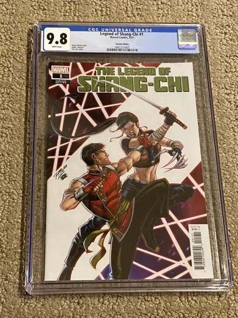 Legend of Shang-Chi 1 CGC 9.8 White Pages Variant (Master of Kung Fu Cover!!)