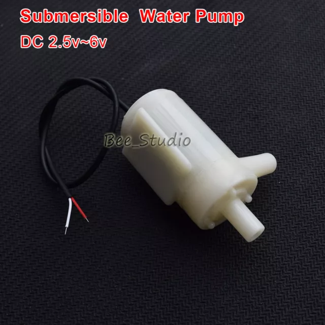 DC 3V-6V 5V Small Mini Motor Submersible Water Pump Fish Tank Fountain Aquarium