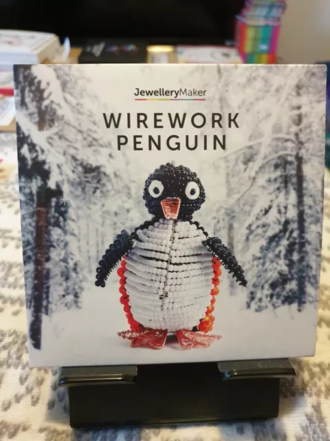 CHRISTMAS WIRE WORK Penguin DVD craft tuition tools gemstone jewellery animal