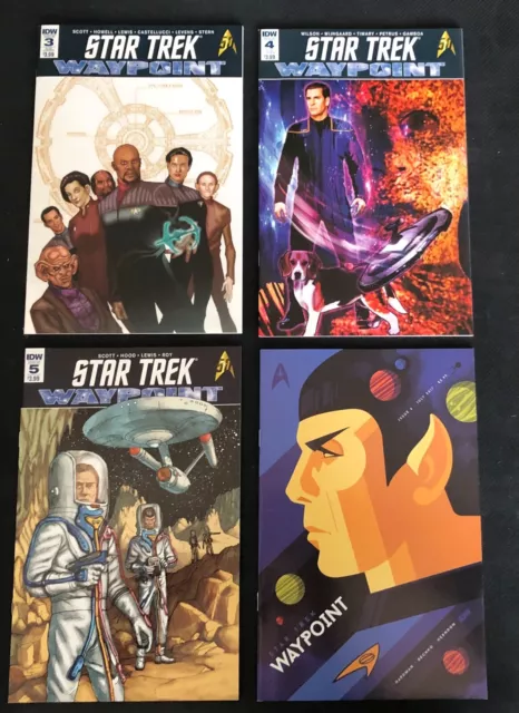 Star Trek Waypoint Idw Publishing 4 Issue Collection Scott, Howell, & Lewis