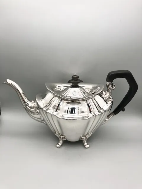 Large Victorian Sterling Silver Teapot, Joseph Rodgers & Sons, Sheffield, 1899