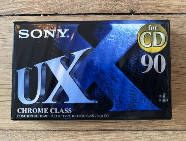 2X NEW 1991 Sony ES-II Type II High Bias 90 Minute Blank Audio Cassettes C-90ES2