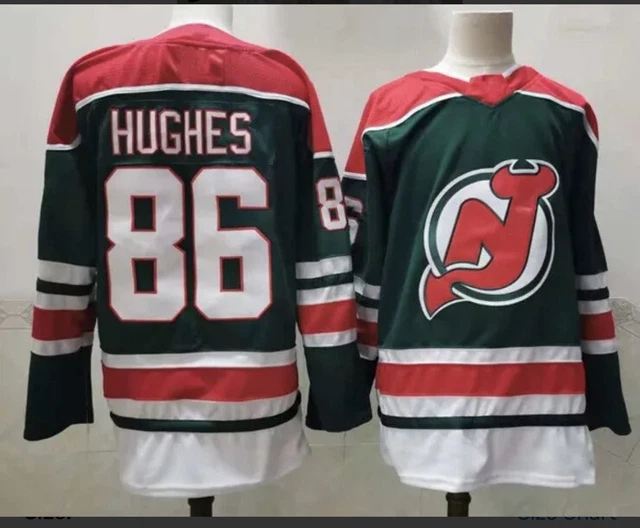 NHL Men's New Jersey Devils Jack Hughes #86 Breakaway Home Replica