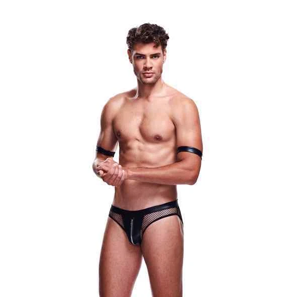 Envy - poliziotto nero M - XL Black Sexy Costume costume poliammide