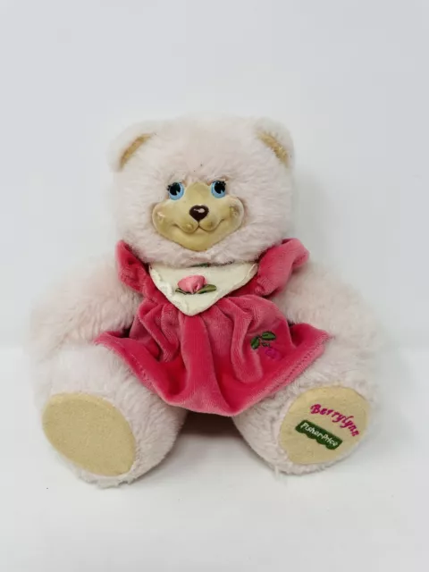 Vintage Fisher Price Briarberry Bears Berrylynn Plush Teddy Bear Stuffed Animal