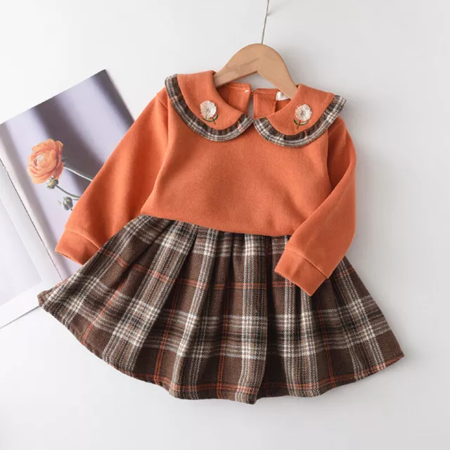 Set abbigliamento invernale bambina bambina a costine lavorato a maglia minigonna set abiti autunnali 2
