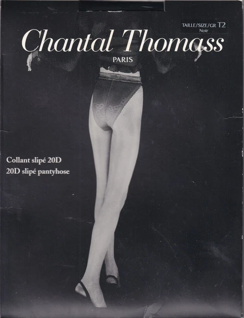 Collant Corsaire Chantal Thomass BIJOU Noir Taille 3 – Fantaisie, Neuf Avec étiquettes