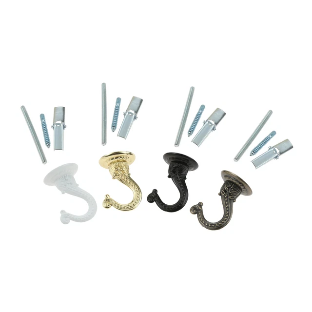 1 Set Swag Ceiling Hooks for Household Hanging Canopy Plant Basket Hanger Hook