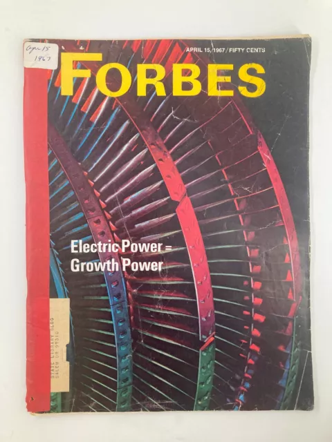 VTG Forbes Magazine April 15 1967 High-Voltage Earnings Growth Electric Power