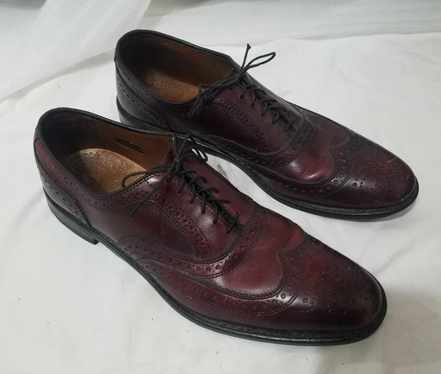 ALLEN EDMONDS MCALLISTER Merlot 10.5E Wide NIB 1st Quality  display picture 3