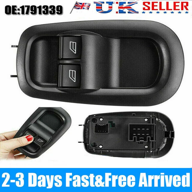 DRIVERS SIDE DOOR Double Window Switch For Ford Transit MK8 Custom 2014