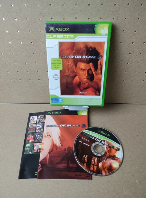 Dead Or Alive 3 Sur Xbox (première Génération) - Jeu Complet PAL, Bon état