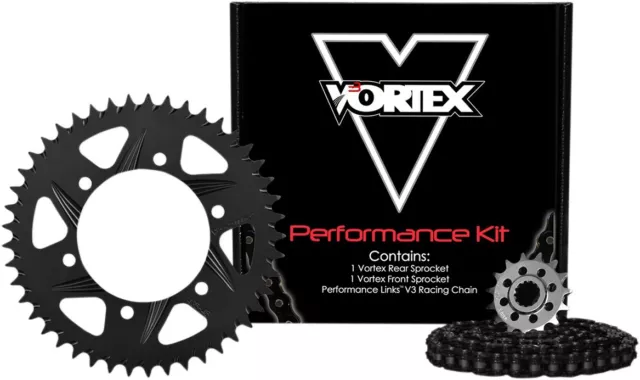 Vortex HFRA Hyper Fast 520 Conversion RX3 Black Chain & Sprocket Kit (CK6304)
