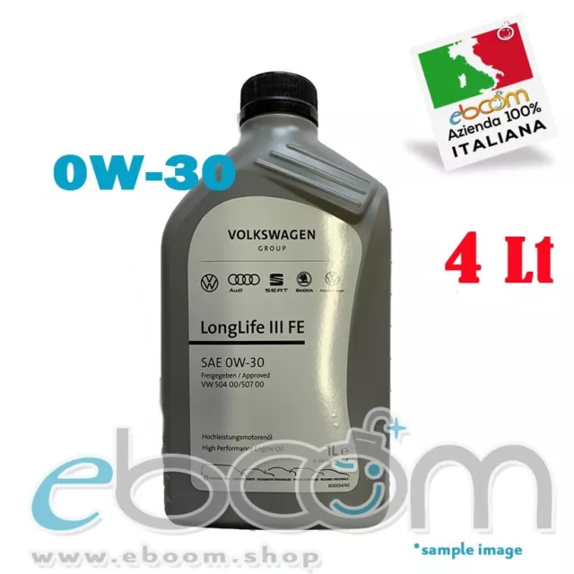 VAG 0W30 Olio motore Auto Longlife III FE 4 Litri