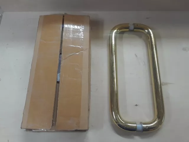 Push/pull handle for glass door.  Glass door hardware.  