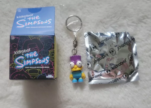 Kidrobot Bartman Simpsons Keychain Mini Figure 1.5"  Series 2 - Brand New!