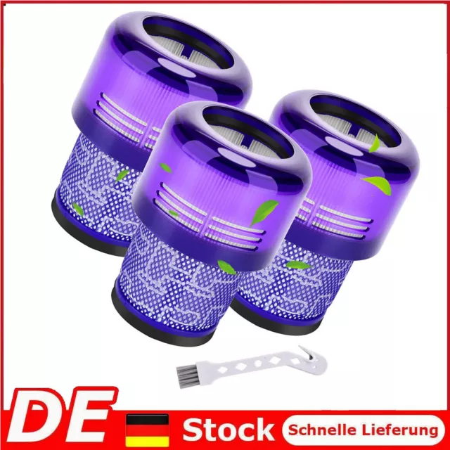 3x Filter passend für Dyson V15 Detect V11 Absolute Extra Pro Staubsauger Hepa