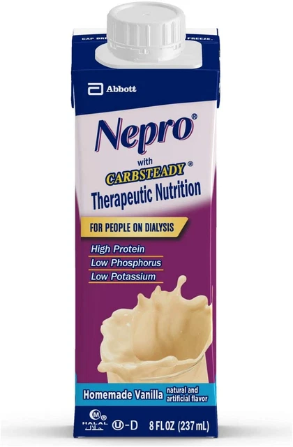 Nepro Nutrition Shake for People on Dialysis, with 19 Grams of Protein, 420 C...