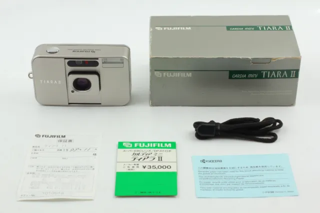 [ Near MINT W/Box ] FUJIFILM TIARA II 35mm Point & shoot film camera From JAPAN 3