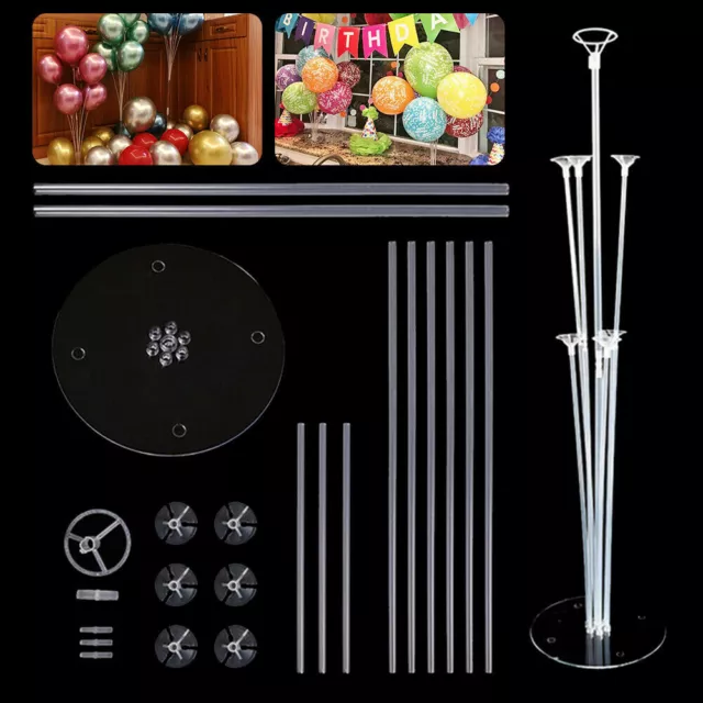 2X Balloons Stand Wedding Table Balloon Holder Column Balloon Stick Party Decor